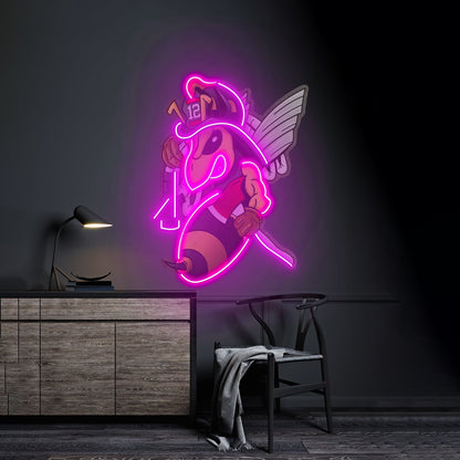 Bee Happy Mental Health Neon Signs - Shineneon