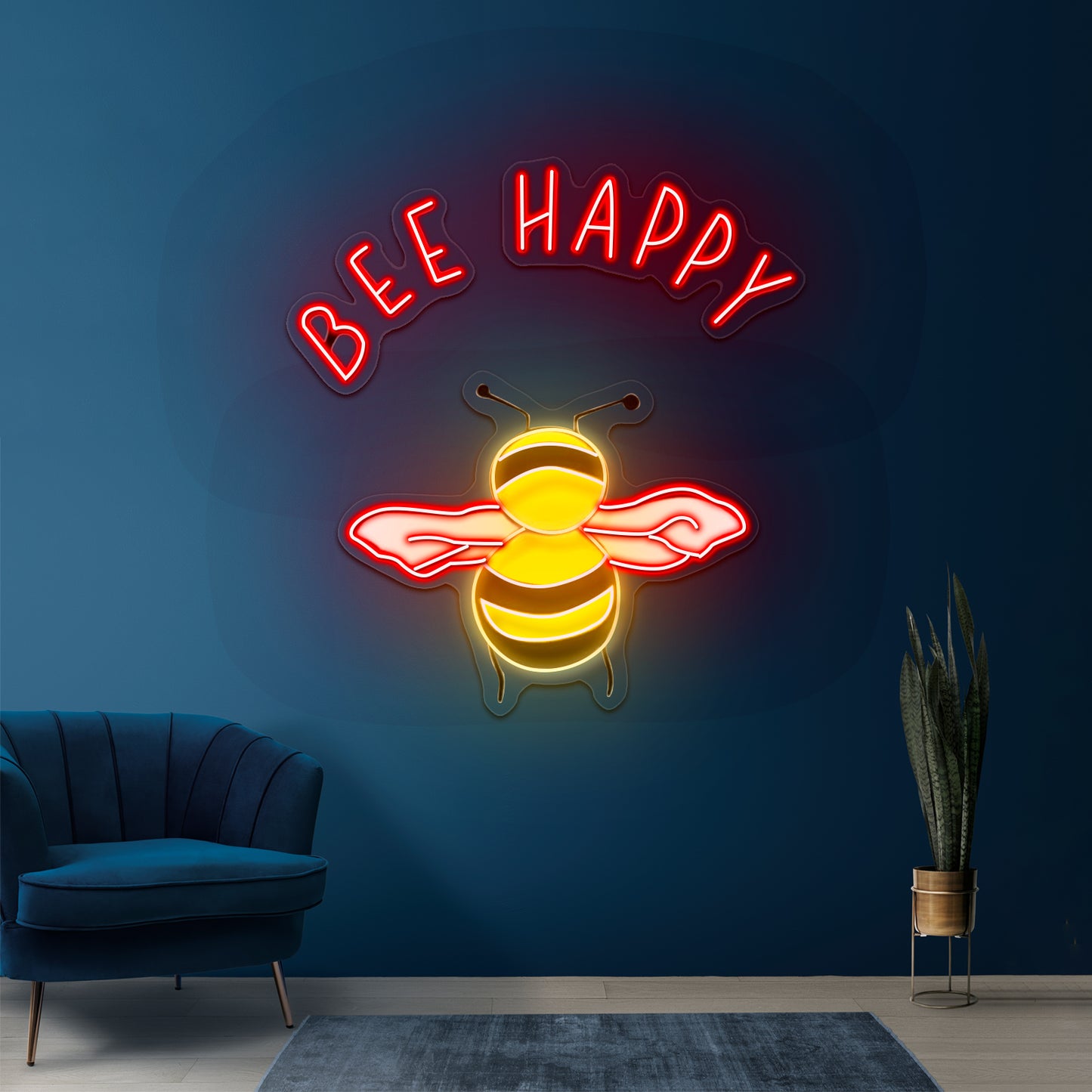 Bee Happy - Mental Health Neon Signs