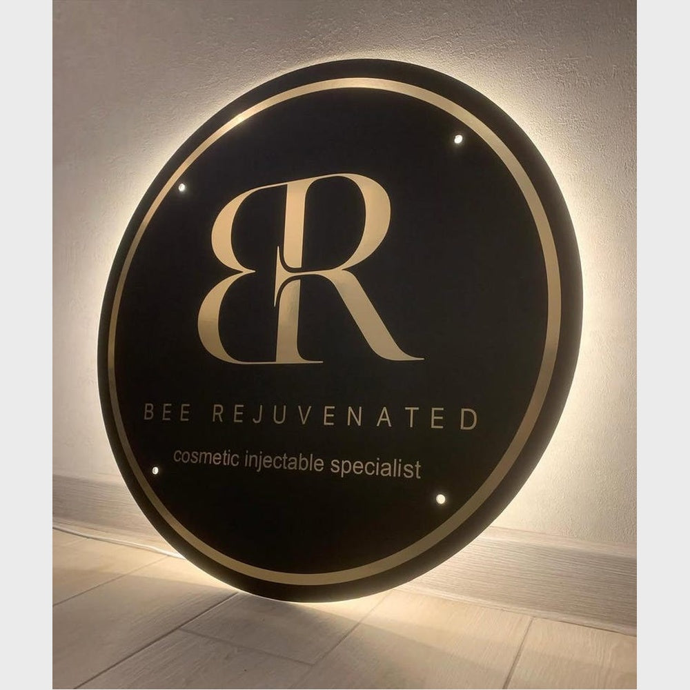 Bee Rejuvenated Acrylic Business Logo Sign