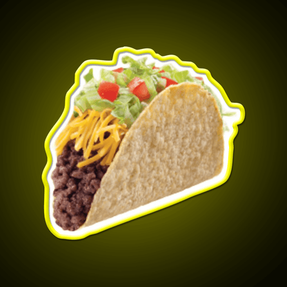Beef Taco Led Neon Sign Mexican Food Sign Rgb Color - Shineneon