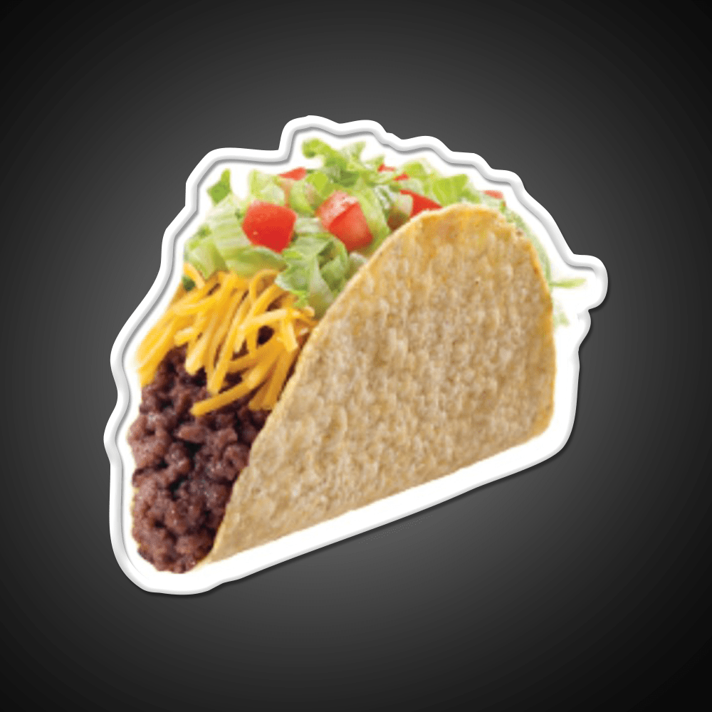 Beef Taco Led Neon Sign Mexican Food Sign Rgb Color - Shineneon