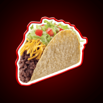 Beef Taco Led Neon Sign Mexican Food Sign Rgb Color - Shineneon