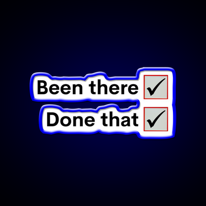 Been There Done That Man Cave Bar Led Neon Sign Rgb Color