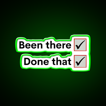 Been There Done That Man Cave Bar Led Neon Sign Rgb Color