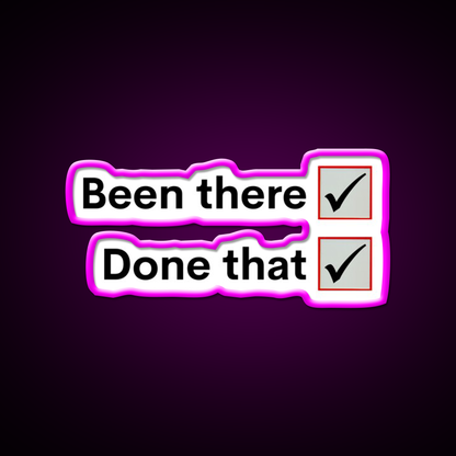 Been There Done That Man Cave Bar Led Neon Sign Rgb Color