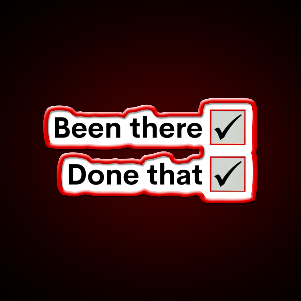 Been There Done That Man Cave Bar Led Neon Sign Rgb Color