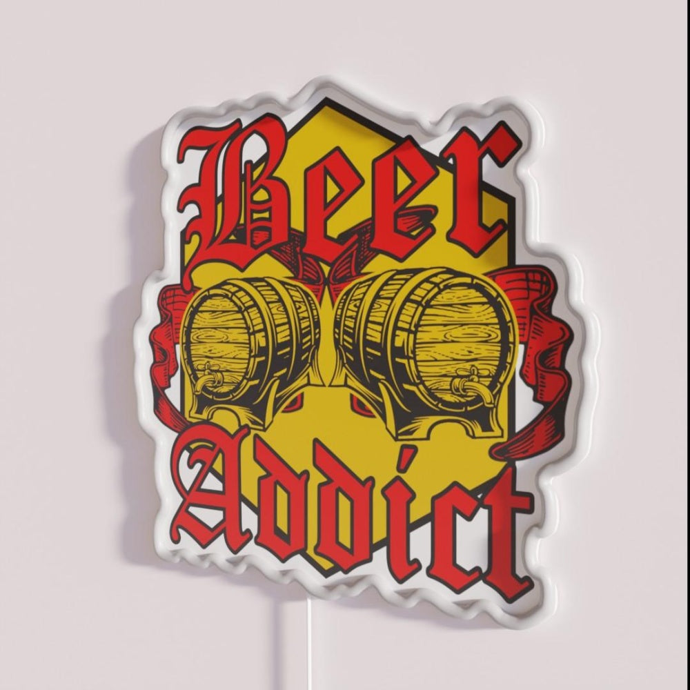 Beer Addict Rgb Led Neon Sign