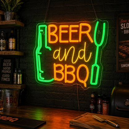 Beer And BBQ LED Neon Sign - Shineneon