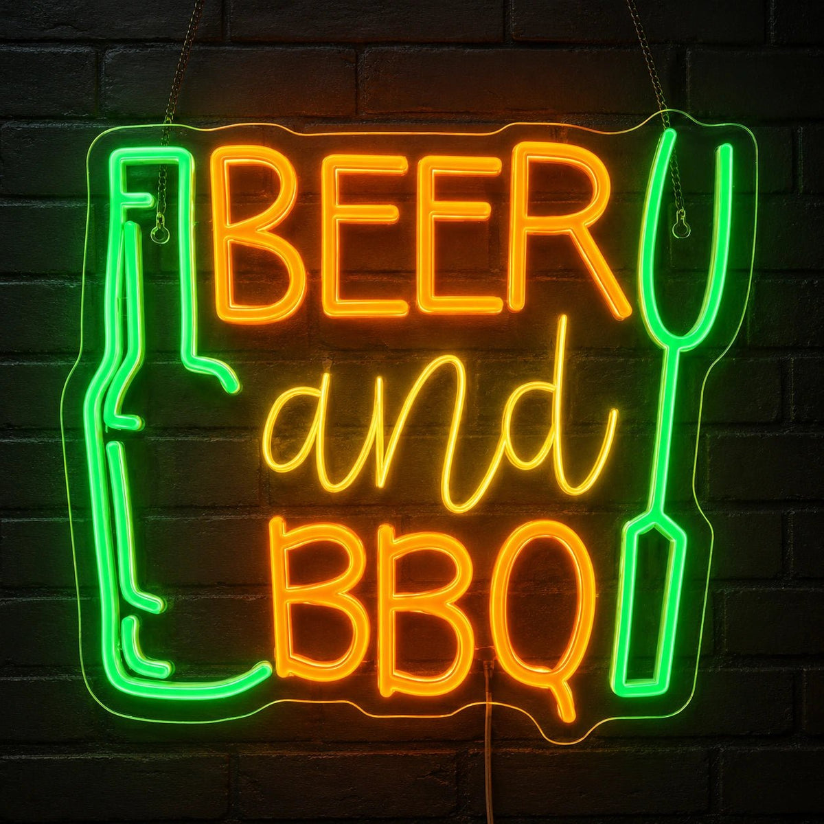 Beer And BBQ LED Neon Sign - Shineneon