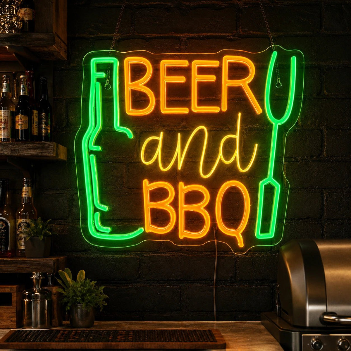 Beer And BBQ LED Neon Sign - Shineneon