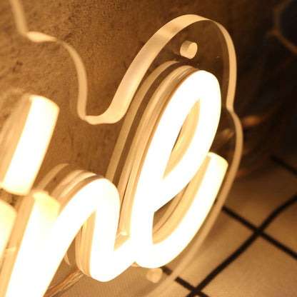 Beer And Wine Yellow Led Neon Sign - Shineneon