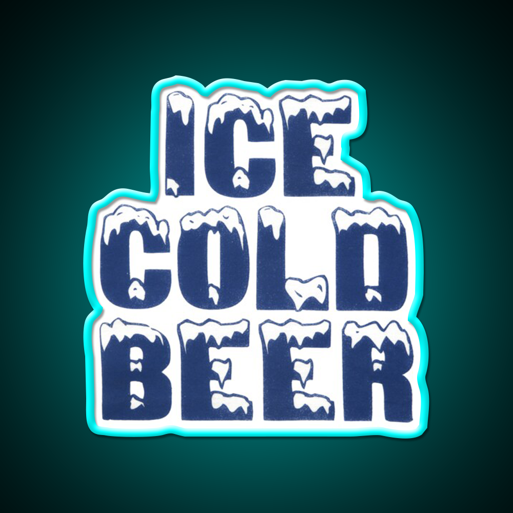 Beer Bar Decor Led Neon Sign Home Bar Art Rgb Color - Size and dimension reference