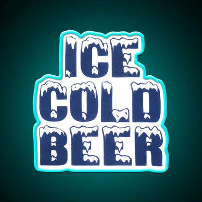 Beer Bar Decor Led Neon Sign Home Bar Art Rgb Color - Size and dimension reference