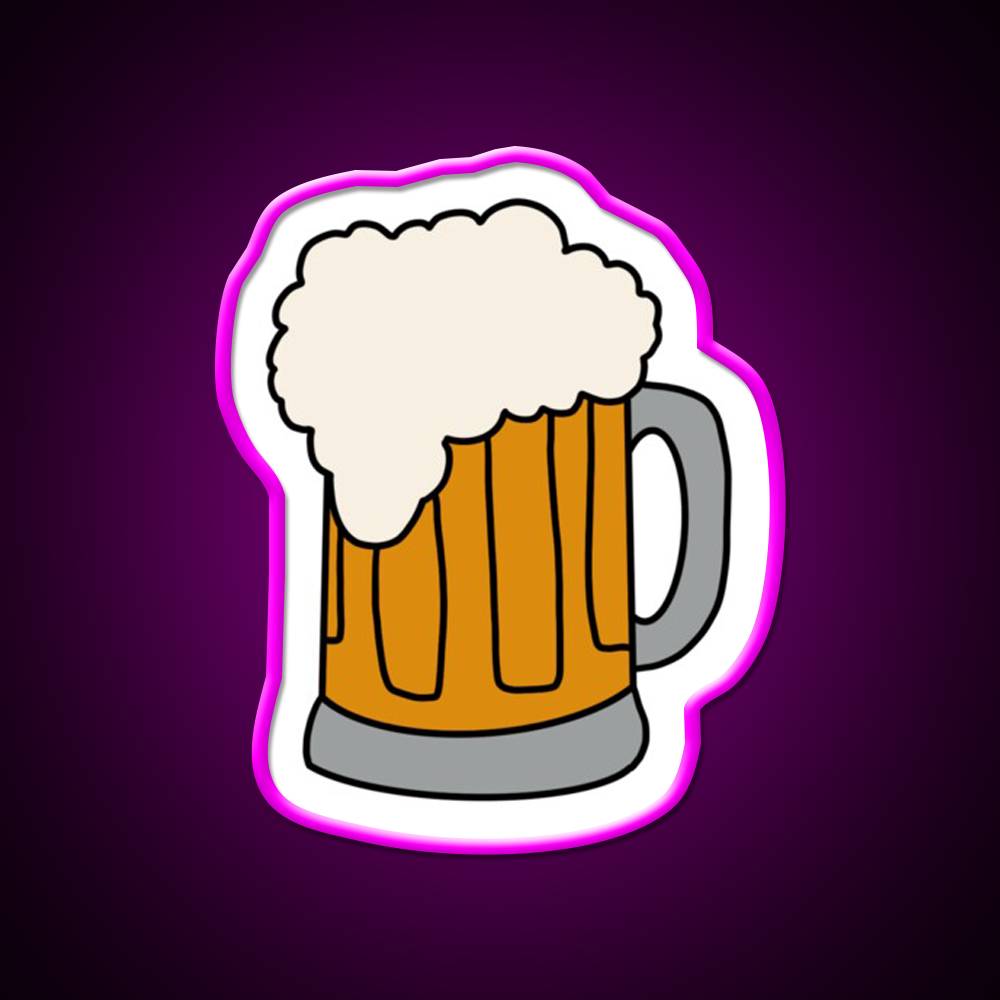 Beer Bar Decor Led Neon Sign Wall Art Rgb Color
