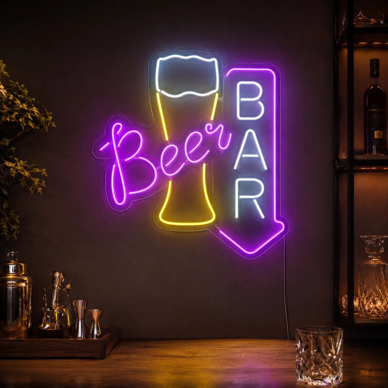 Beer Bar Tables Neon Sign LED Neon Sign high-converting product image