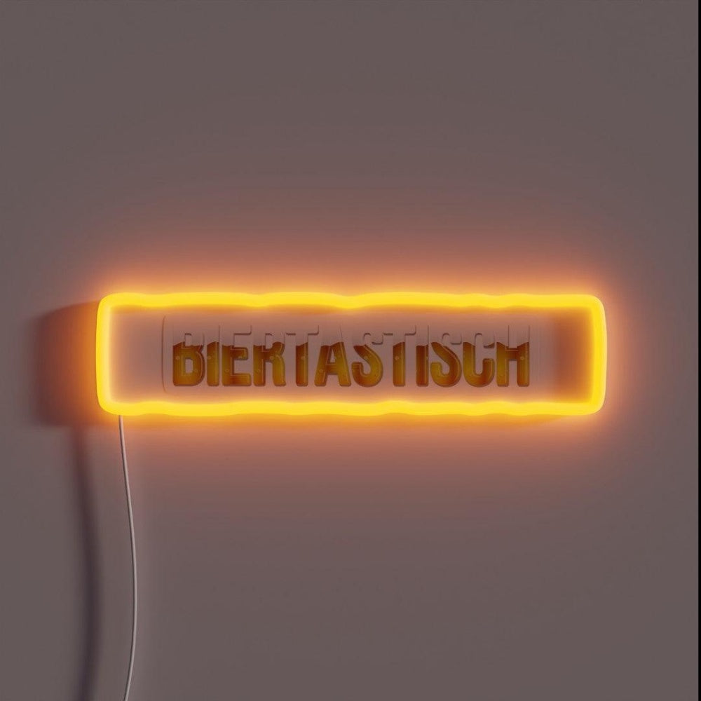 Beer Barrel Beer Mug Rauschastisch Rgb Led Neon Sign - Custom LED neon sign front view