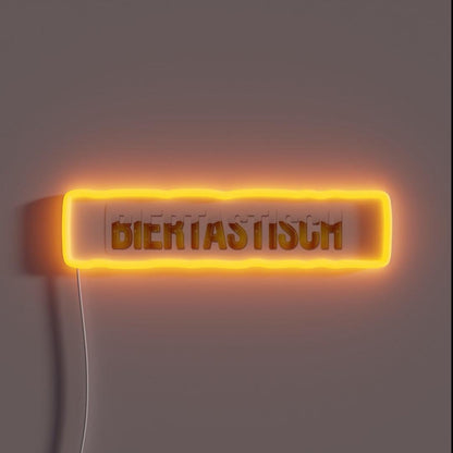 Beer Barrel Beer Mug Rauschastisch Rgb Led Neon Sign - Custom LED neon sign front view