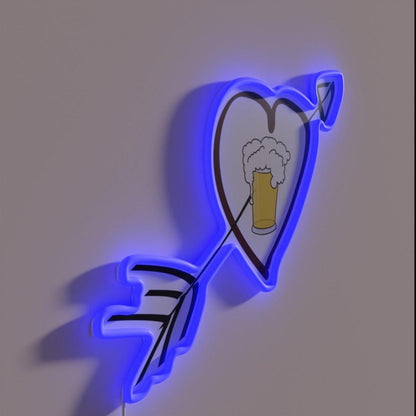 Beer Beer Love Rgb Led Neon Sign - LED neon sign close-up detail