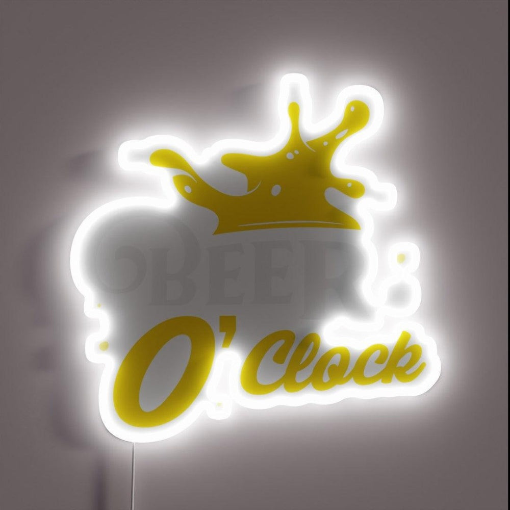 Beer Beer Time Rgb Led Neon Sign - Custom LED neon sign front view