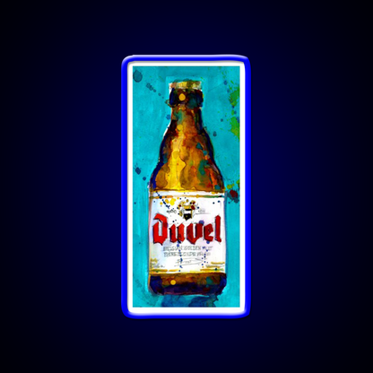 Beer Belgian Men Cave Kitchen Art Bar Art Ale Beer Bar Decor Led Neon Sign Rgb Color