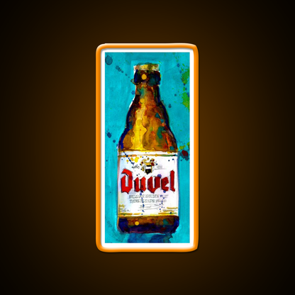 Beer Belgian Men Cave Kitchen Art Bar Art Ale Beer Bar Decor Led Neon Sign Rgb Color