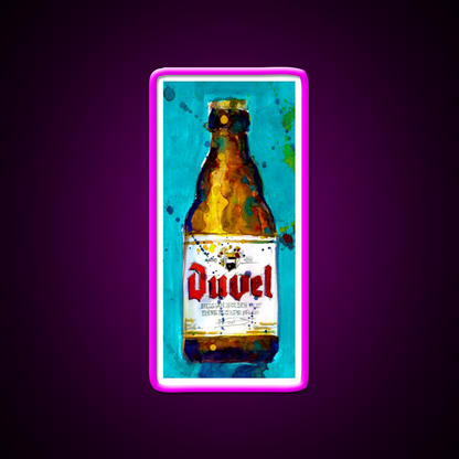 Beer Belgian Men Cave Kitchen Art Bar Art Ale Beer Bar Decor Led Neon Sign Rgb Color