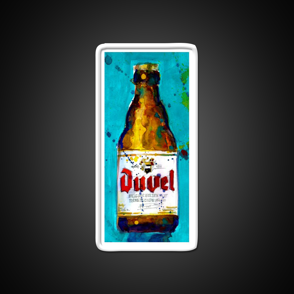 Beer Belgian Men Cave Kitchen Art Bar Art Ale Beer Bar Decor Led Neon Sign Rgb Color