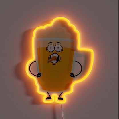 Beer Belly Rgb Led Neon Sign - Custom LED neon sign front view