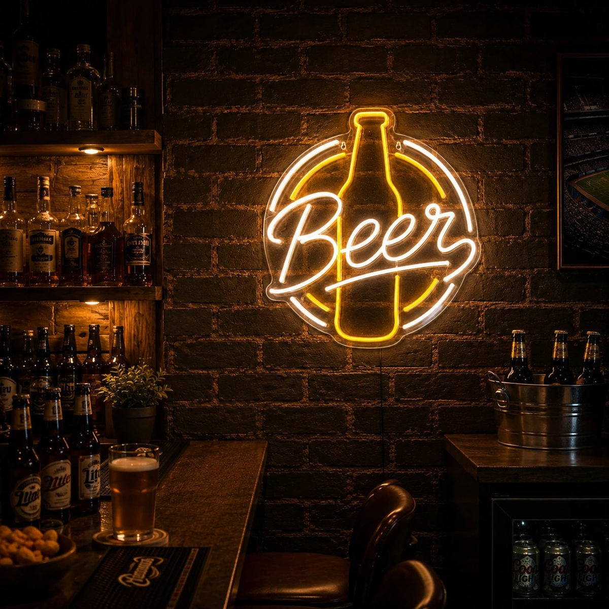 Beer Bottle LED Neon Sign - Shineneon
