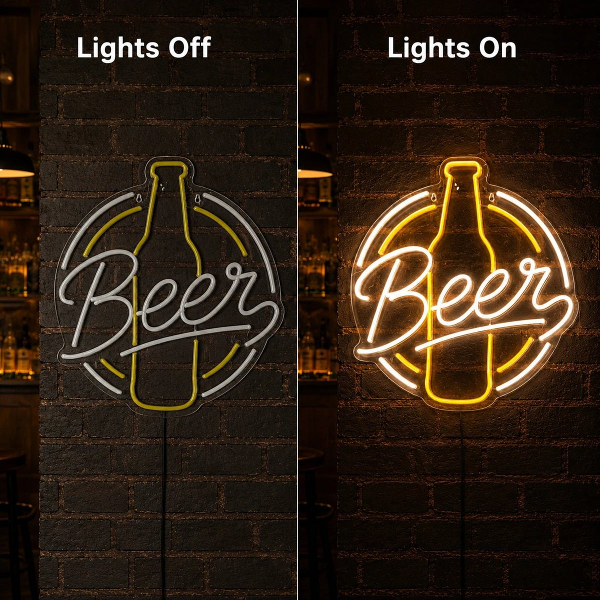 Beer Bottle LED Neon Sign - Shineneon