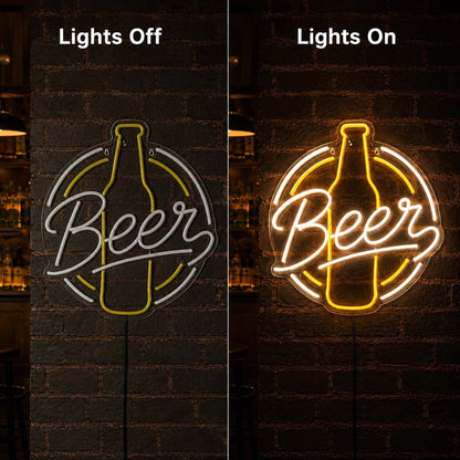 Beer Bottle LED Neon Sign - Shineneon