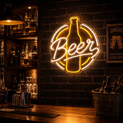 Beer Bottle LED Neon Sign - Shineneon