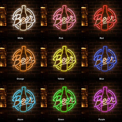 Beer Bottle LED Neon Sign - Shineneon