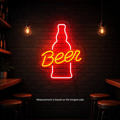 Beer Bottle LED Neon Sign Man Cave Neon Sign - Shineneon