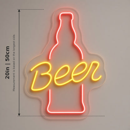 Beer Bottle LED Neon Sign