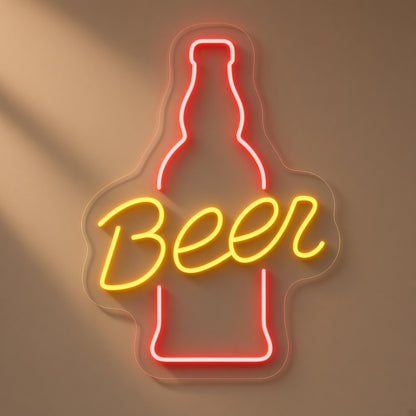Beer Bottle LED Neon Sign
