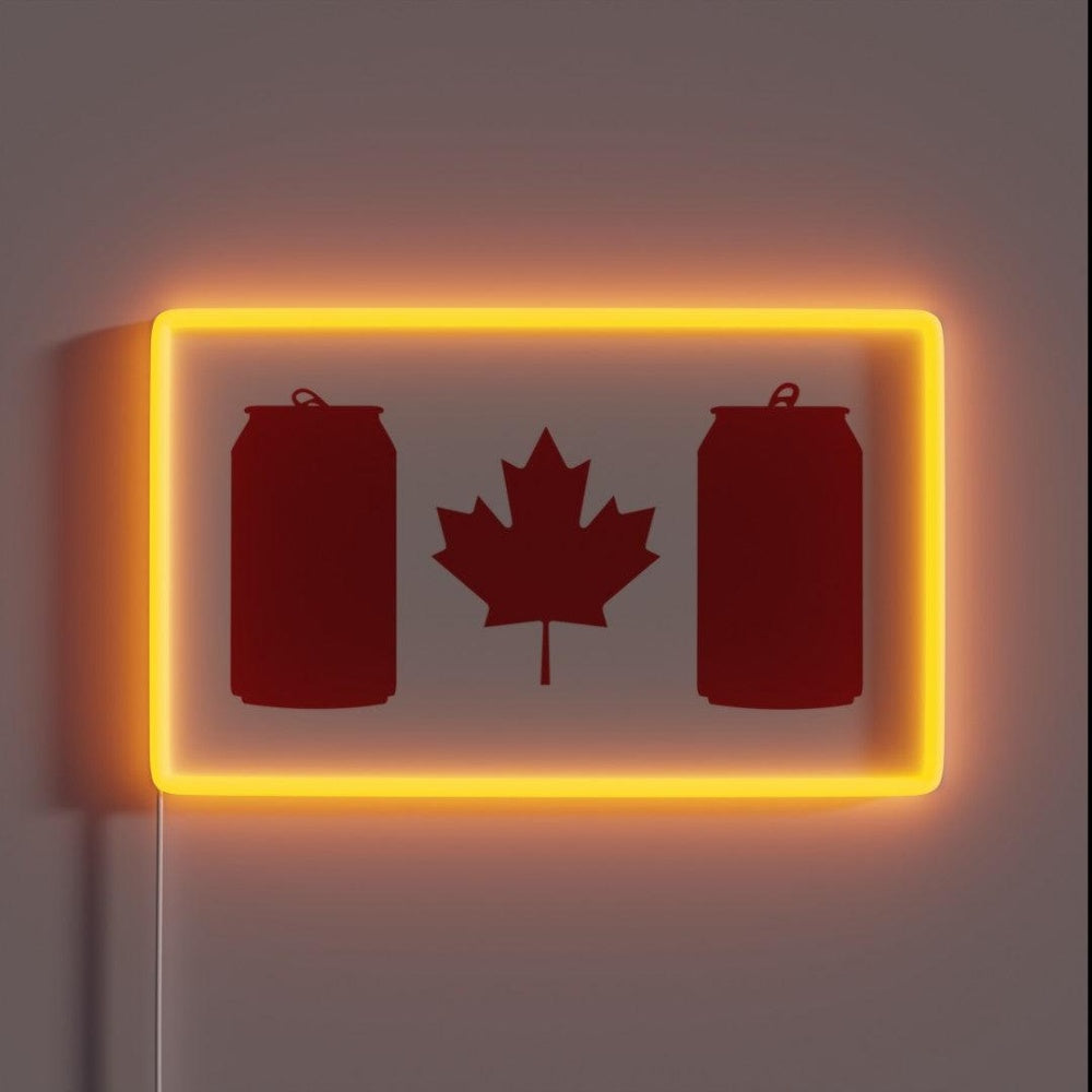 Beer Can Ada Rgb Led Neon Sign - Custom LED neon sign front view