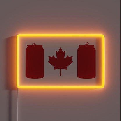 Beer Can Ada Rgb Led Neon Sign - Custom LED neon sign front view