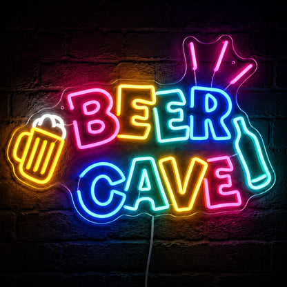 Beer Cave Neon Sign LED Neon Sign high-converting product image