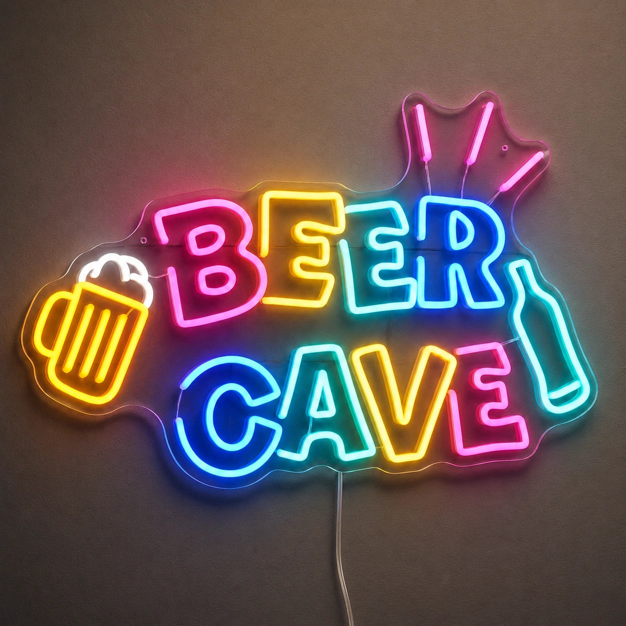 Beer Cave Neon Sign LED Neon Sign main product image
