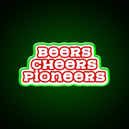 Beer Cheers Pioneers Beer Bar Decor Led Neon Sign Rgb Color - LED neon sign view 8