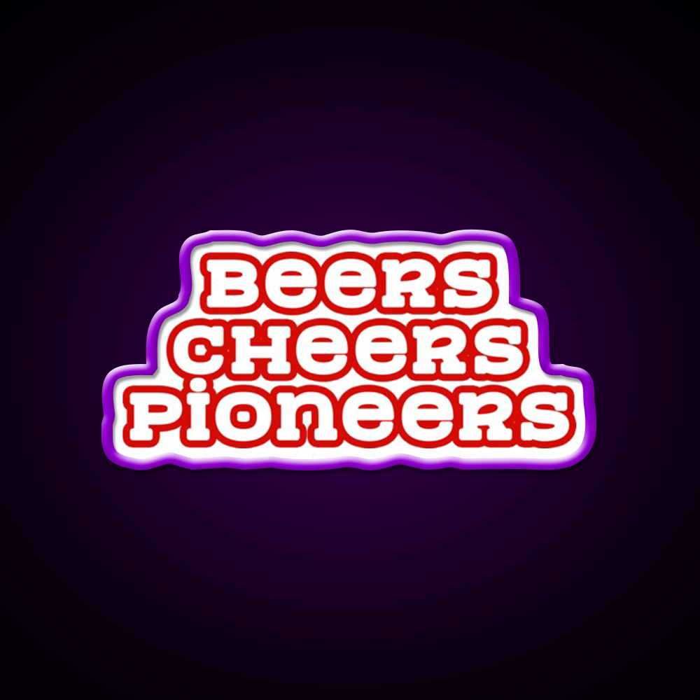 Beer Cheers Pioneers Beer Bar Decor Led Neon Sign Rgb Color - LED neon sign view 9