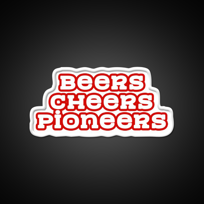 Beer Cheers Pioneers Beer Bar Decor Led Neon Sign Rgb Color - LED neon sign view 11