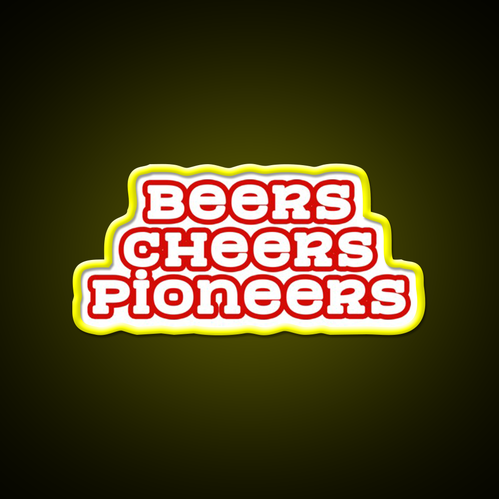 Beer Cheers Pioneers Beer Bar Decor Led Neon Sign Rgb Color - LED neon sign view 7