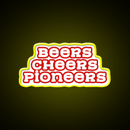 Beer Cheers Pioneers Beer Bar Decor Led Neon Sign Rgb Color - LED neon sign view 7