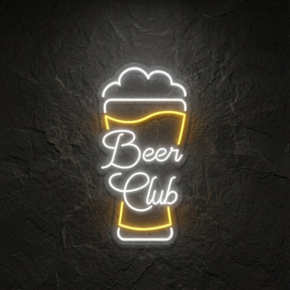 Beer Club LED Neon Sign - 01 Original Product Image