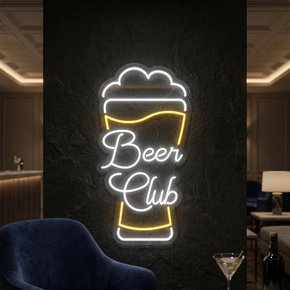 Beer Club LED Neon Sign - 04 Size Image