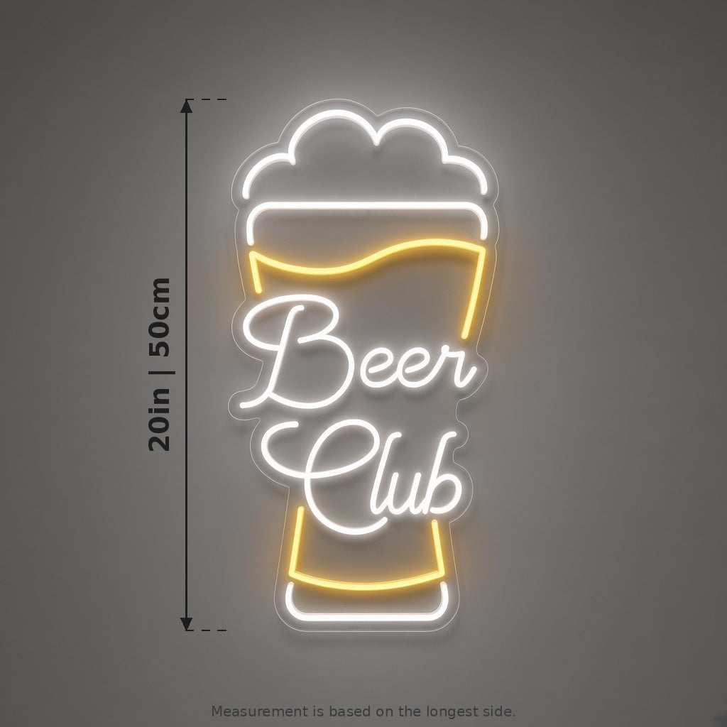 Beer Club LED Neon Sign