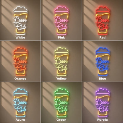 Beer Club LED Neon Sign