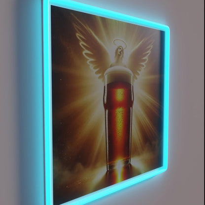 Beer Code Rgb Led Neon Sign Bar Wall Decor - LED neon sign close-up detail